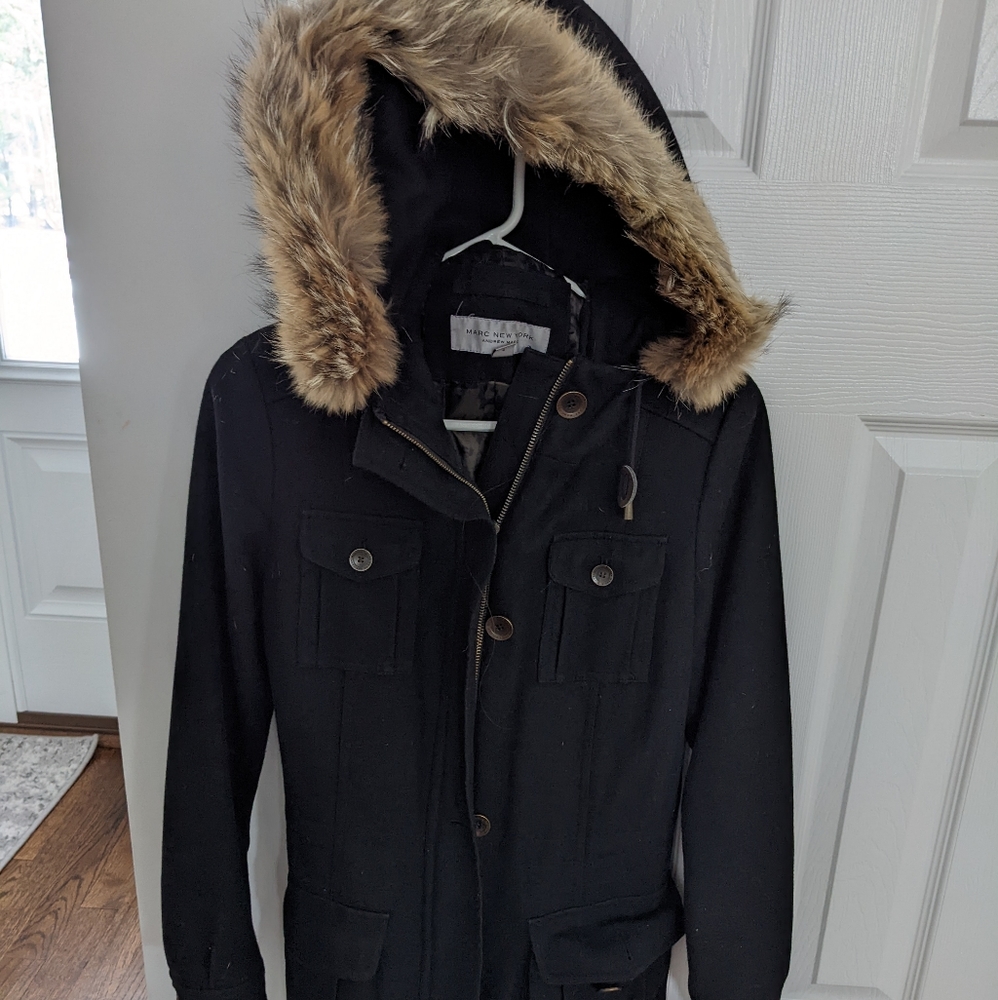 Andrew Marc Marc New York black coat